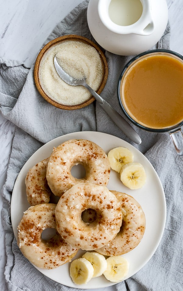 Baked Banana Donuts