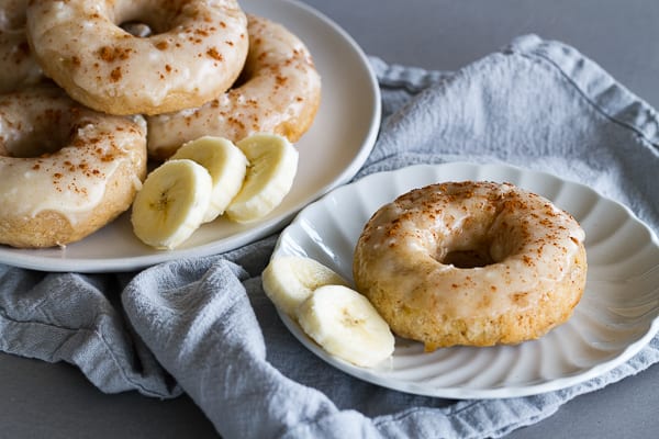 Baked Banana Donuts